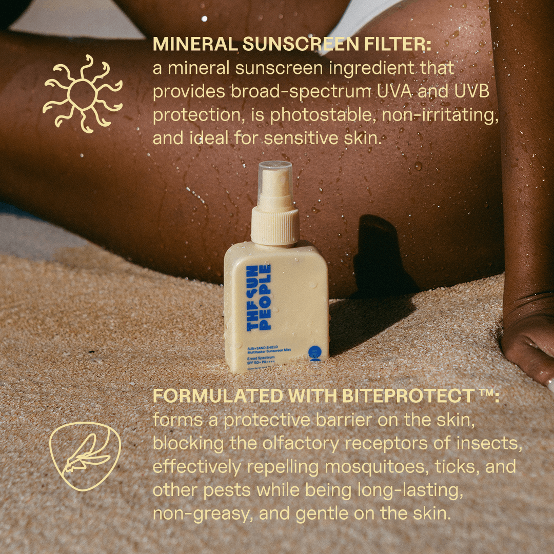 Sun+Sand Shield SPF 50+ PA++++ Face and Body Sunscreen & Insect Repellent Mist 100mL